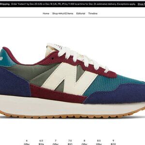 New Balance Womens 237 Size 7.5